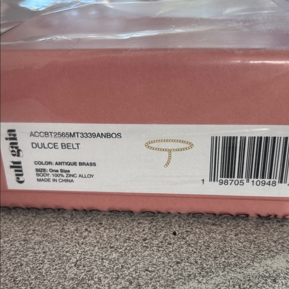 Cult Gaia Brass Dulce Belt - Picture 5 of 6